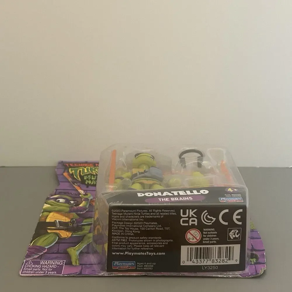 Teenage Mutant Ninja Turtles Mutant Mayhem Donatello and Turtle Tots Figures